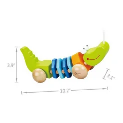 Classic World Houten Trekdier Krokodil