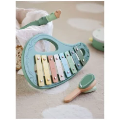 Classic World Houten Vintage Muziekinstrumenten Set, 5dlg.