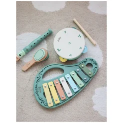 Classic World Houten Vintage Muziekinstrumenten Set, 5dlg.