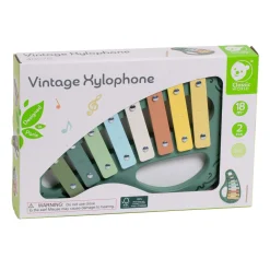 Classic World Houten Vintage Xylofoon Groen 2dlg.