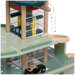 Classic World Houten Vintage Garage met Auto's, 11dlg.