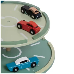 Classic World Houten Vintage Garage met Auto's, 11dlg.