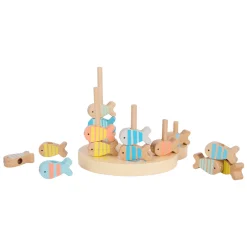 Classic World Houten Visspel Zeehond, 24dlg.