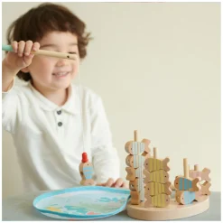 Classic World Houten Visspel Zeehond, 24dlg.