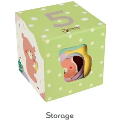 Classic World Stapelblokken met Bosdieren, 10dlg.