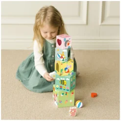 Classic World Stapelblokken met Bosdieren, 10dlg.