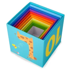 Classic World Stapelblokken Cijfers en Dieren, 10dlg.