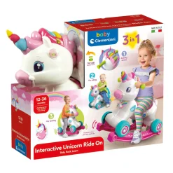 Clementoni Baby - Eenhoorn Hobbelpaardje 3in1