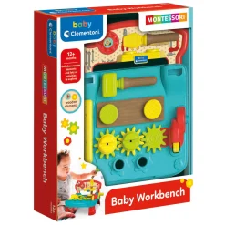 Clementoni Baby - Montessori Werkbank met Houten Elementen