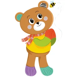 Clementoni Baby Mijn Eerste Dierenknuffel - Beer