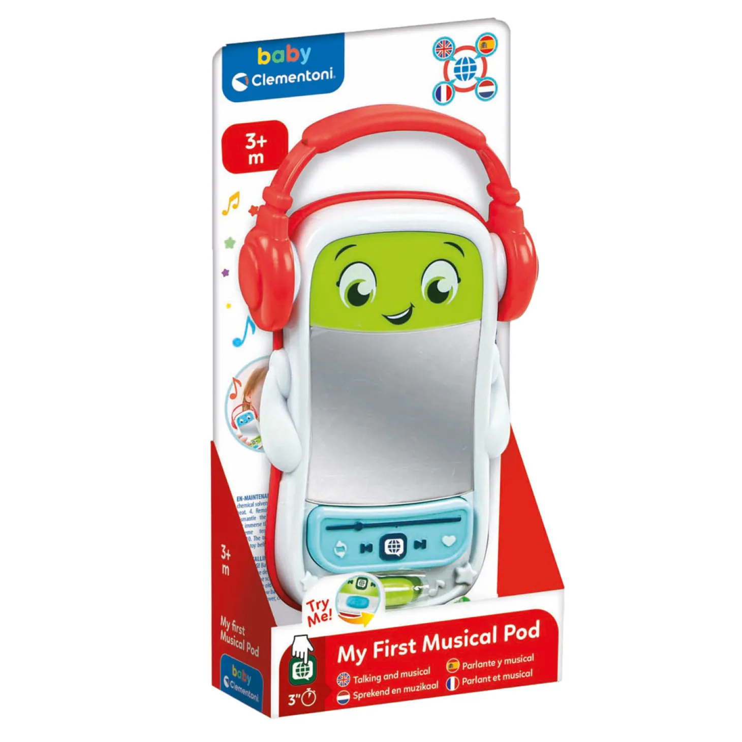 Clementoni Baby Mijn Eerste Sprekende en Muzikale Telefoon