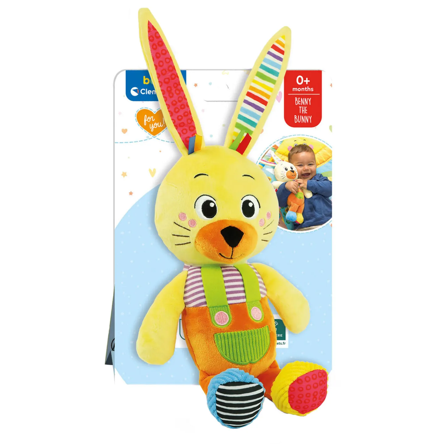 Clementoni Baby Mijn Eerste Dierenknuffel - Konijn