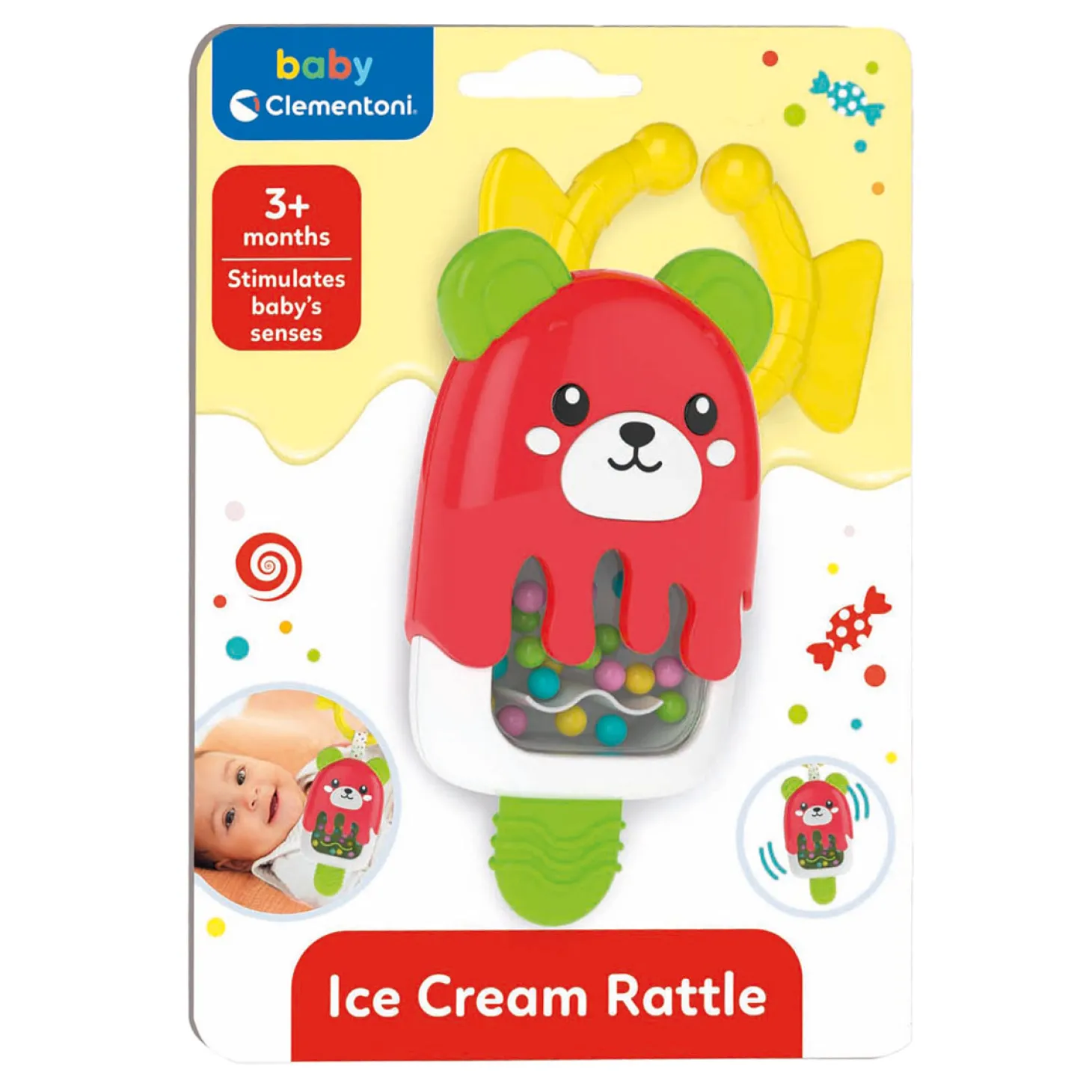 Clementoni Baby Rammelaar Ijs