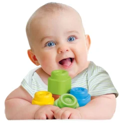 Clementoni Baby Soft Clemmy Blokken met Opbergtas - 40dlg.