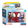 Clementoni Blokpuzzel Spidey and His Amazing Friends, 6st.