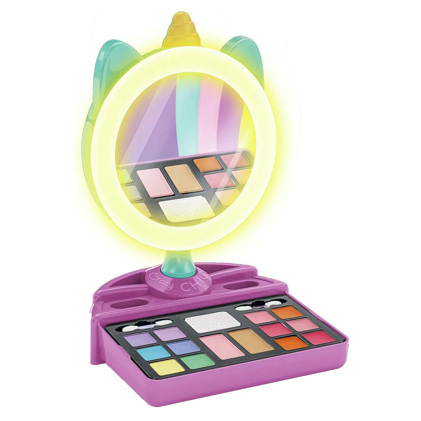 Clementoni Crazy Chic - Eenhoorn Spiegel met LED Ring Licht