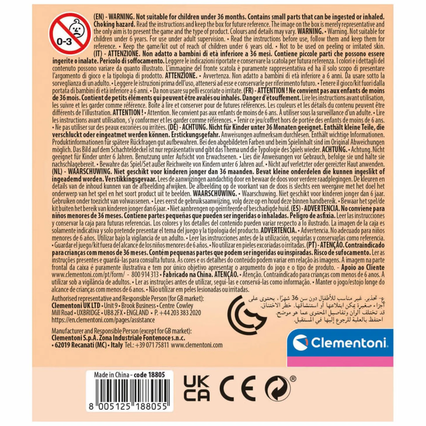 Clementoni Crazy Chic - Oogschaduw