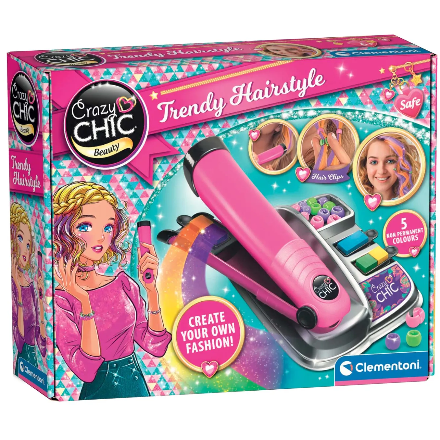 Clementoni Crazy Chic - Trendy Hairstyle Haarverf Kit