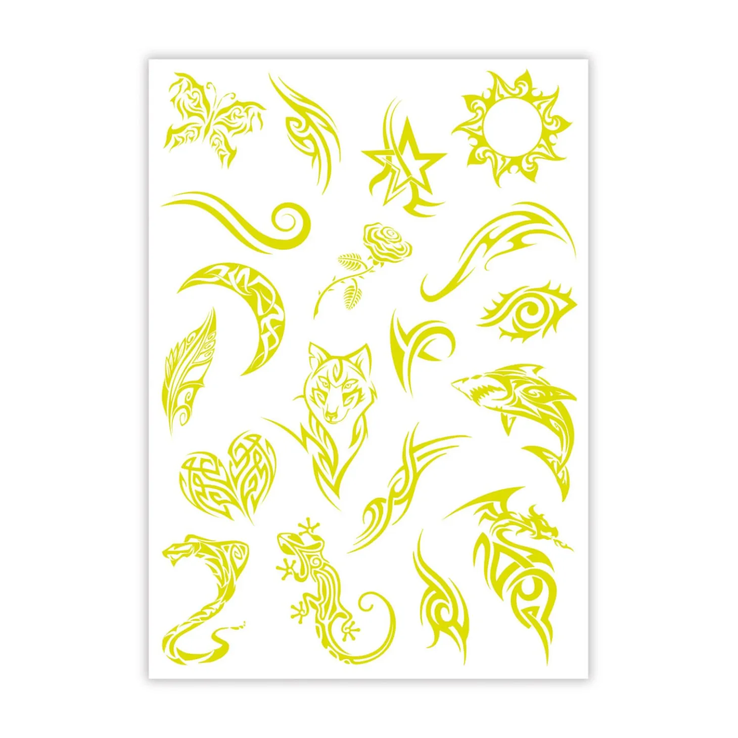 Clementoni Crazy Chic - Urban Tattoos Glow in the Dark