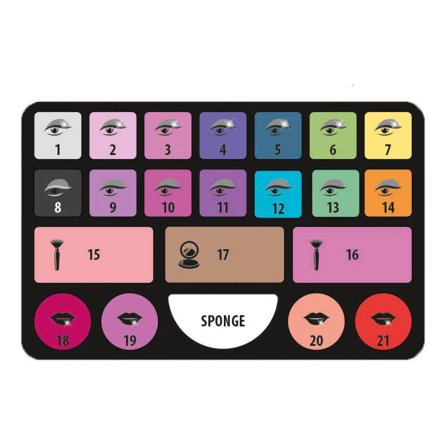 Clementoni Crazy Chic Beauty Influencer Make-up Kit