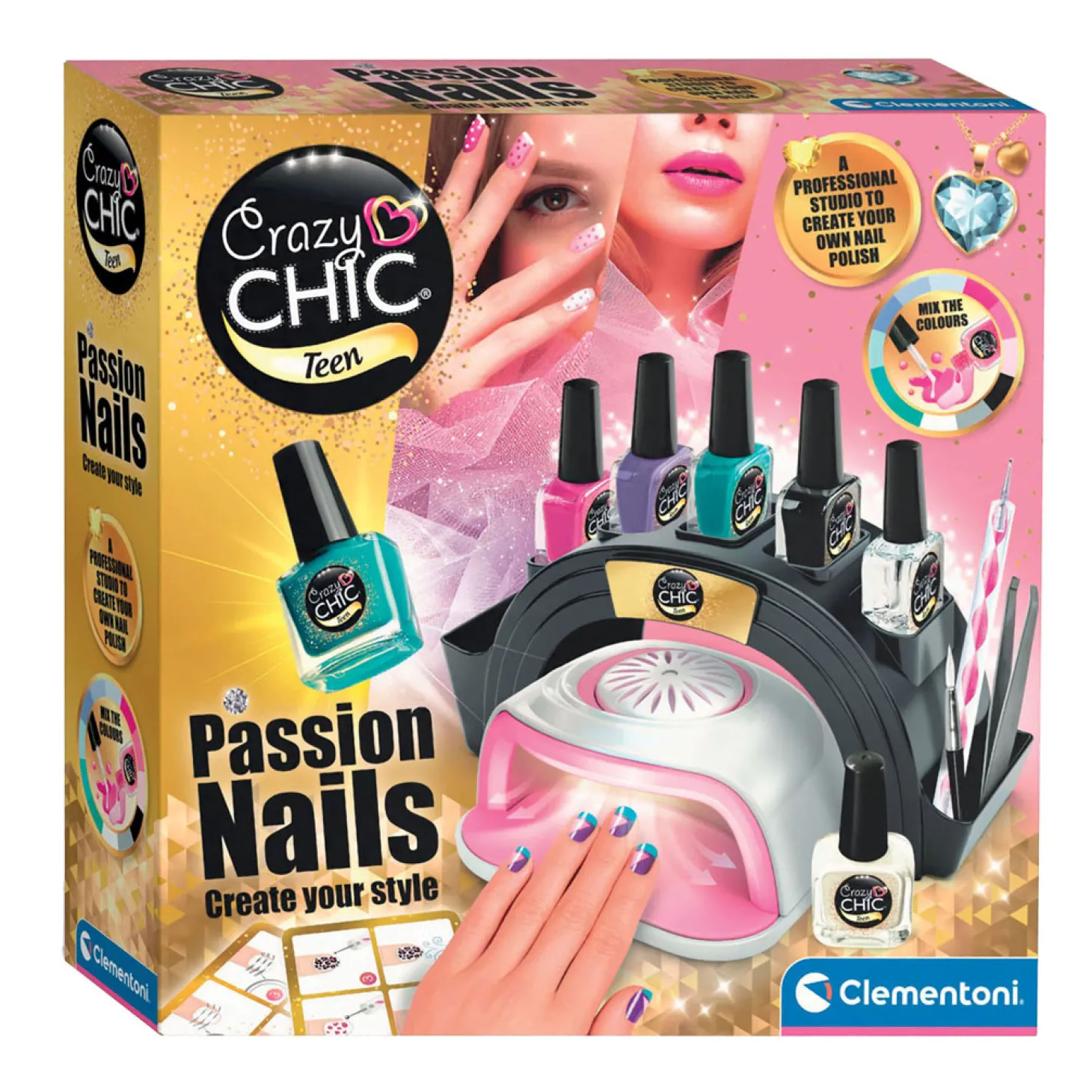 Clementoni Crazy Chic Passion Nails Nagelset