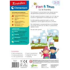 Clementoni Fien & Teun Boerderij Educatief Spel