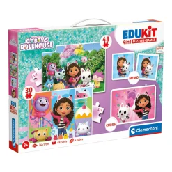 Clementoni Gabby's Poppenhuis Edukit 4in1 Puzzels en Spellen