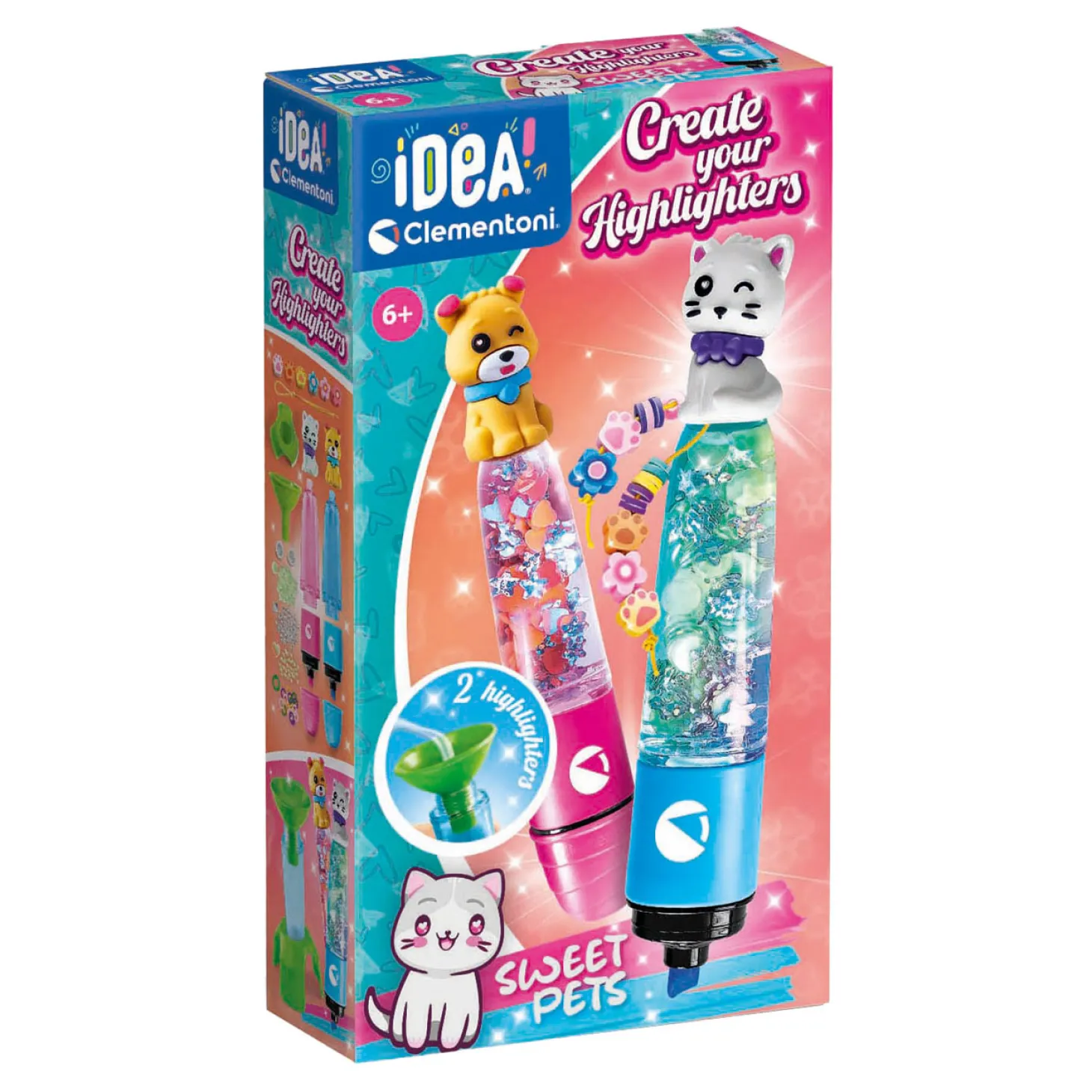 Clementoni Idea Maak je eigen Markeerstiften - Sweet Pets