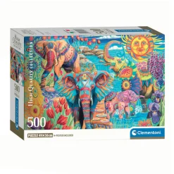 Clementoni Legpuzzel Elephants' Carnival, 500st.