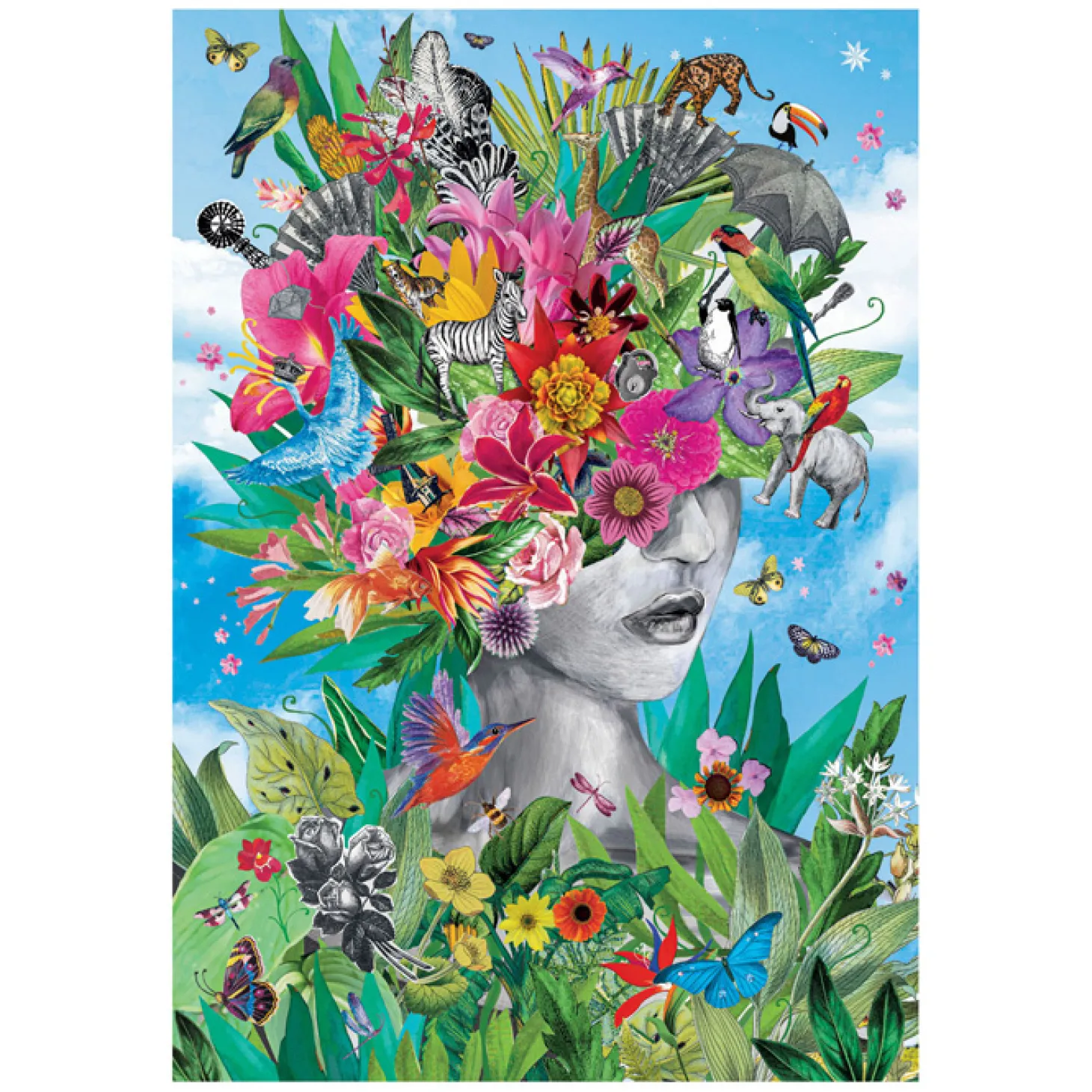 Clementoni Legpuzzel Head in The Jungle, 500st.