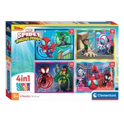 Clementoni Legpuzzel 4in1 Spidey and His Amazing Friends