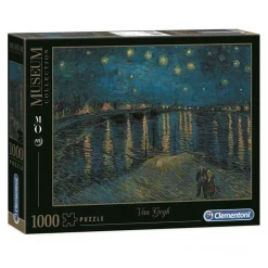 Clementoni Legpuzzel Kunstwerken Sterrennacht boven de Rhône, 1000st.