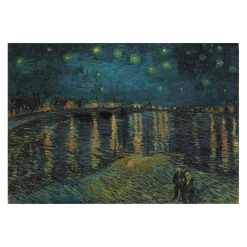 Clementoni Legpuzzel Kunstwerken Sterrennacht boven de Rhône, 1000st.