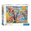 Clementoni Legpuzzel Kunstwerken Olifanten Carnaval, 500st.