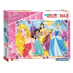 Clementoni Legpuzzel Super Color Maxi Disney Princess, 104st.