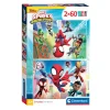 Clementoni Legpuzzel Super Color Spidey and His Amazing Friends 2x60st.