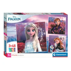 Clementoni Legpuzzel Super Color Vierkant Frozen, 3x48st.