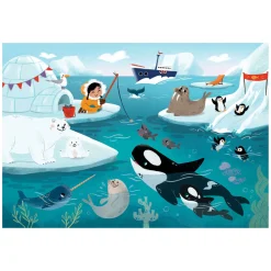 Clementoni Legpuzzel Super Color Life at Sea, 2x60st.