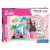 Clementoni Legpuzzel Super Color - Barbie Roze Auto, 104st.