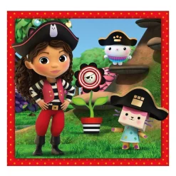 Clementoni Legpuzzel Super Color Vierkant Gabby's Poppenhuis II, 3x48st.