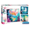 Clementoni Legpuzzel Super Color Vierkant Fantasie, 3x48st.