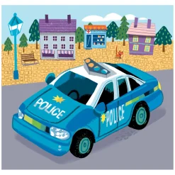 Clementoni Legpuzzel Super Color Vierkant Hulpdiensten, 3x48st.