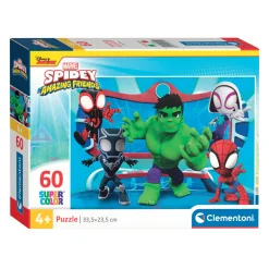 Clementoni Legpuzzel Super Color Marvel Spidey, 60st.