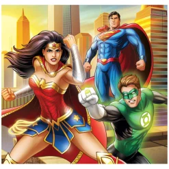 Clementoni Legpuzzel Super Color Vierkant DC Comics Justice League, 3x48st.