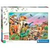 Clementoni Legpuzzel Super Color Land of Dinosaurs, 104st.