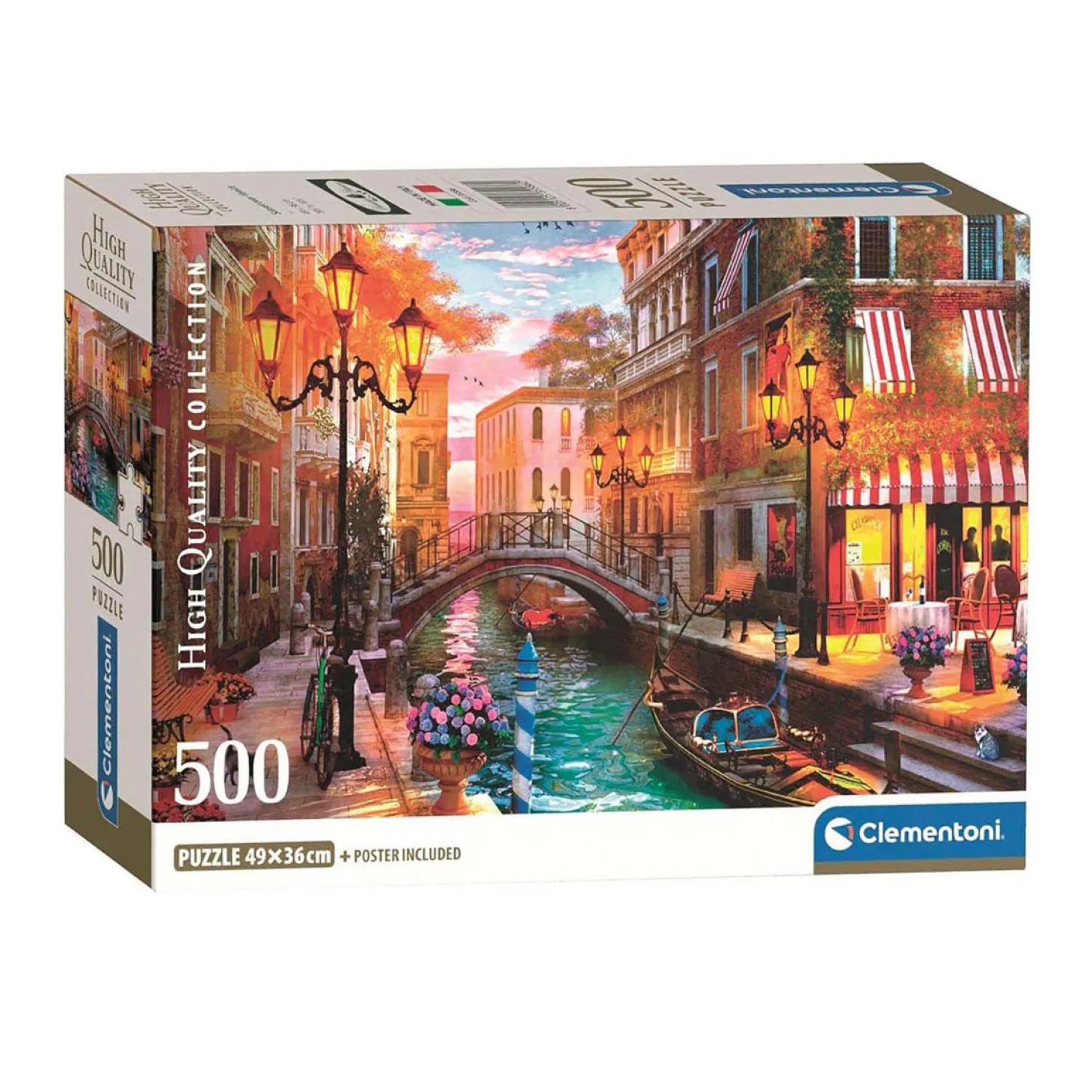 Clementoni Legpuzzel Zonsondergang Venetië, 500st.
