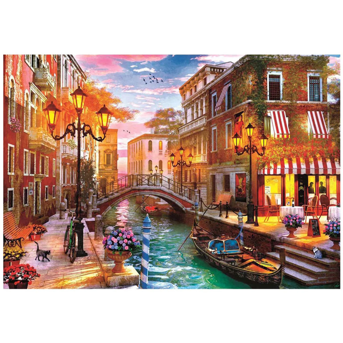 Clementoni Legpuzzel Zonsondergang Venetië, 500st.