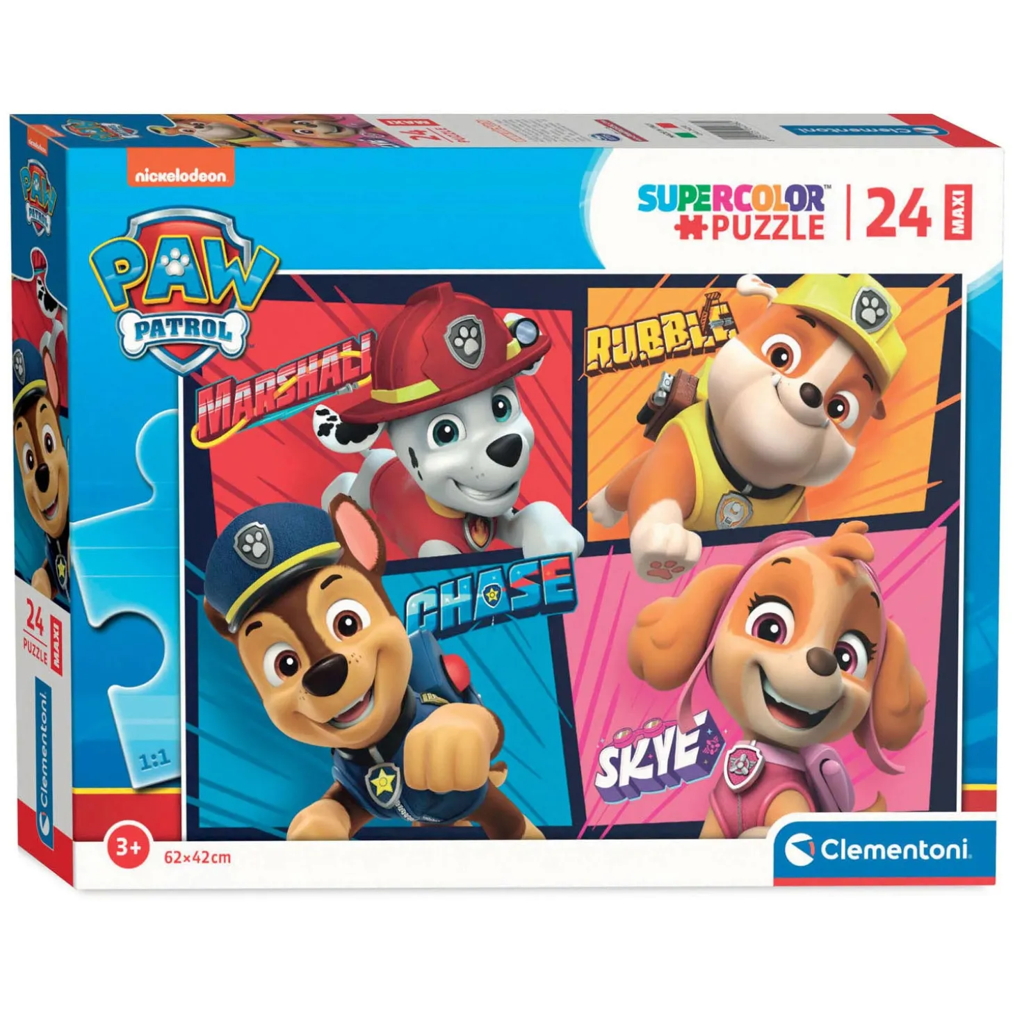 Clementoni Maxi Legpuzzel Paw Patrol, 24st.