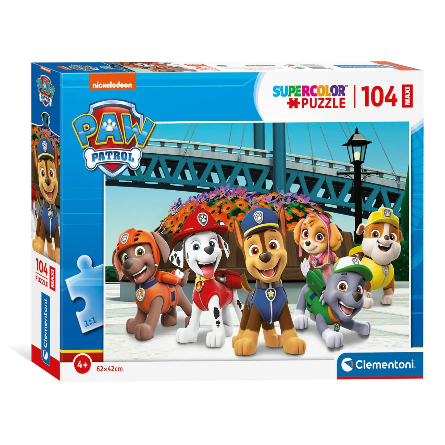Clementoni Maxi Puzzel PAW Patrol, 104st.