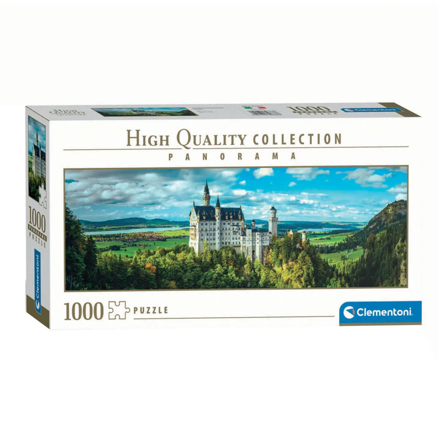 Clementoni Panoramapuzzel Slot Neuschwanstein, 1000st.